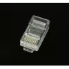 Gembird LC-8P8C-002/50 RJ-45 modulaariliitin, läpinäkyvä, kullattu, 50 kpl pakkaus