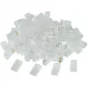 Gembird LC-8P8C-002/50 RJ-45 modulaariliitin, läpinäkyvä, kullattu, 50 kpl pakkaus