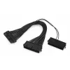 GEMBIRD CC-PSU24-01 24-pin ATX virtajohdon jatko, uros-naaras, 30 cm, musta