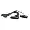 GEMBIRD CC-PSU24-01 24-pin ATX virtajohdon jatko, uros-naaras, 30 cm, musta