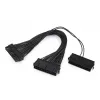 GEMBIRD CC-PSU24-01 24-pin ATX virtajohdon jatko, uros-naaras, 30 cm, musta