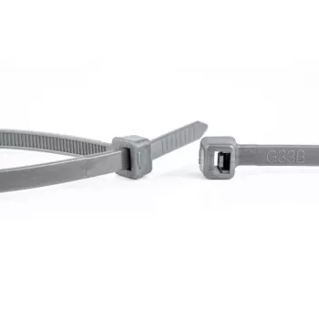 WKK nylon-nippusiteet harmaa 370x4,8 mm 100 kpl