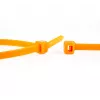 WKK oranssi nylon-nippuside 370x4,8 mm 100 kpl (110226371)