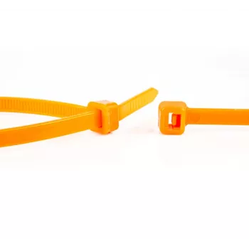 WKK oranssi nylon-nippuside 300x4,8 mm 100 kpl (110196371)