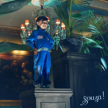 Souza! Astronautti Andre naamiaisasu sininen 5-7 vuotta