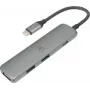Xtorm XWH03 USB-C-keskitin - USB 3.2 Gen 1, 4K HDMI, 60W PD, alumiini, musta
