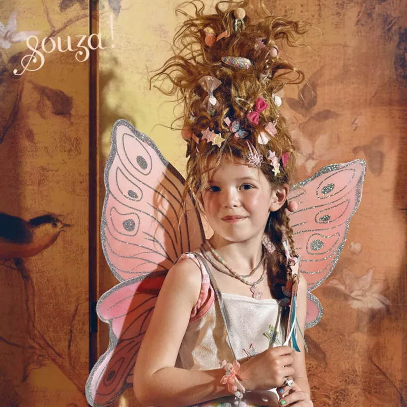 Souza! Butterfly Fairy asu mekko ja siivet setti Louanne 3-4 vuotta