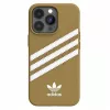 Adidas OR Moulded PU iPhone 13 Pro -kuori beige-kulta 47806