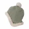 Lodger kaksikerroksinen talvihattu fleece Elm Sage Green 1-2 vuotta