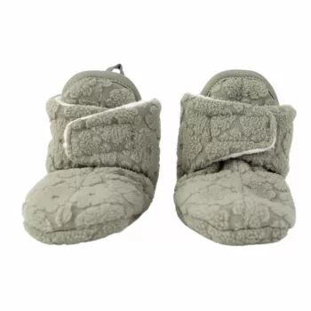 Lodger polar fleece -vauvantossut luistamattomalla pohjalla, salvi vihreä (Elm), 6-12 kuukautta