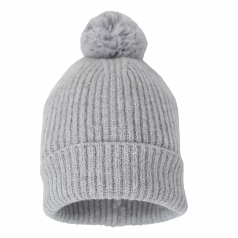 Lodger 100 % merinovillainen vauvanhattu Drizzle Grey 3-6 kuukautta