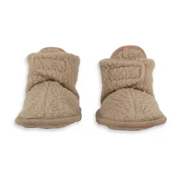 Lodger teddyfleece beige vauvantossut 3-6 kuukautta