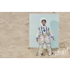 Souza! astronautti-asu haalari hopea 5-7 vuotta