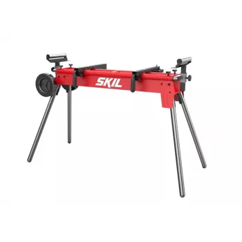 SKIL Work Table Stand 1300AA - massiivinen puutyöpenkki, 2 laatikkoa ja reikälevy, 200 kg kantavuus