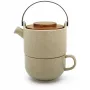 Bredemeijer Tea-for-One Umea beige / akasia kansi 142024