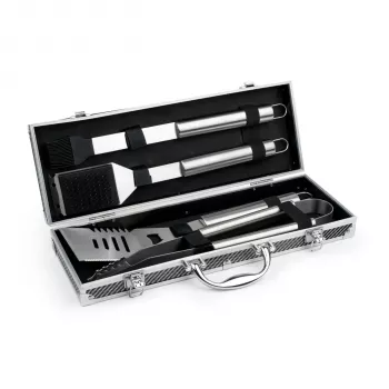 Leopold Vienna 4-osainen BBQ-työkalusarja alumiinilaukussa LV311000