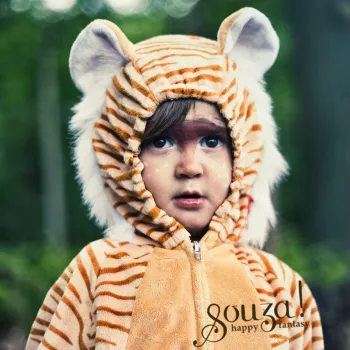 Souza! Timmy the Tiger Kigurumi -asu haalari lapsille 5-7 vuotta