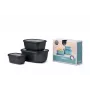 Mepal Cirqula Multi Bowl Set 3-osainen, Nordic Black