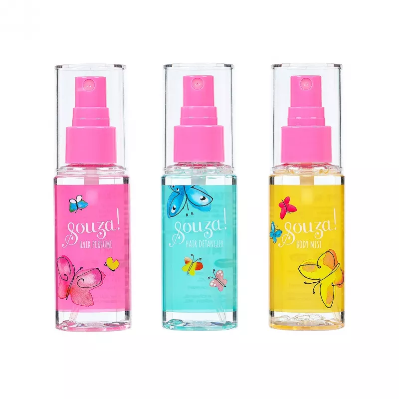 Souza! Lasten hius- ja vartalosuihkesarja 3 x 50 ml