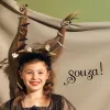 SOUZA! Agatha noita-asumekko LED-valoilla tytöille 5-7-vuotiaille