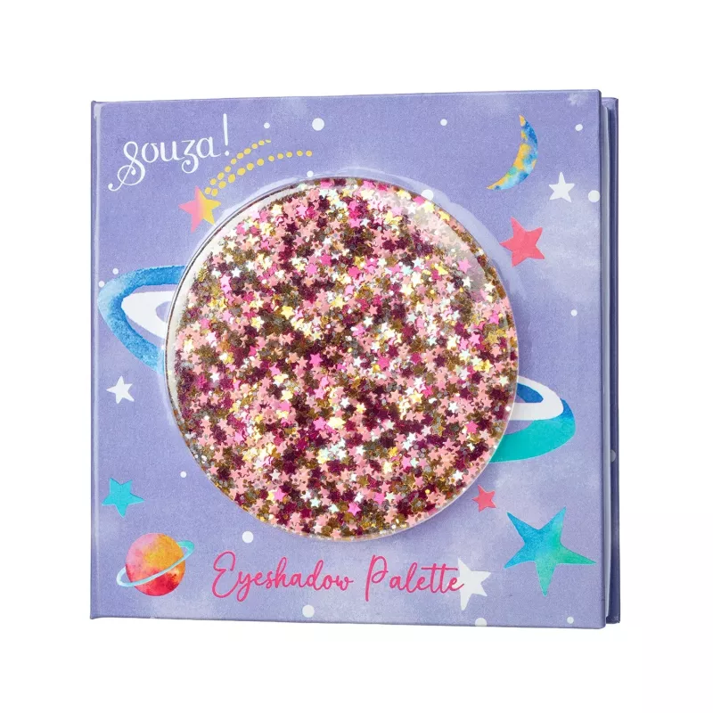 Souza! lasten luomiväripaletti peilillä 9 väriä Galaxy