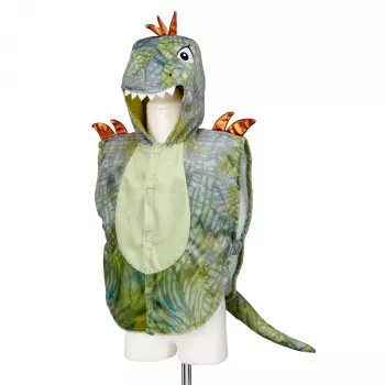 Souza! T-Rex dinosauruksen asuviitta 2-vuotiaille, vihreä