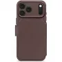 Decoded nahkainen irrotettava lompakkokotelo iPhone 17 Pro MagSafe-yhteensopiva - suklaanruskea