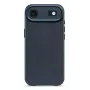 Decoded Leather Backcover iPhone 17 Airille MagSafe-yhteensopiva - Navy Shadow