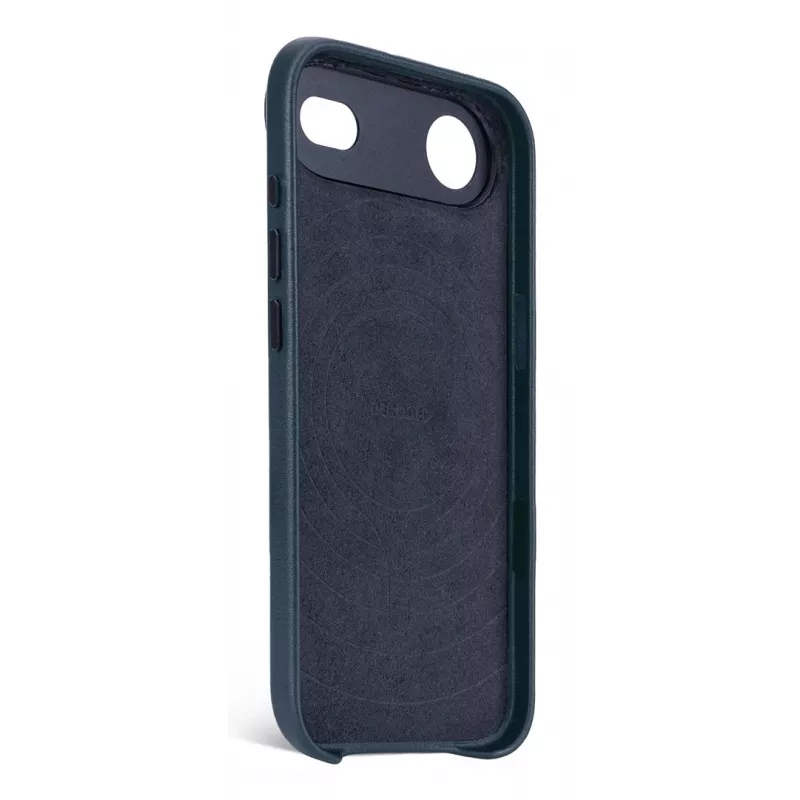 Decoded Leather Backcover iPhone 17 Airille MagSafe-yhteensopiva - Navy Shadow