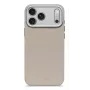 Decoded nahkainen takakansi iPhone 17 Pro Maxille MagSafe-yhteensopiva Solid Clay