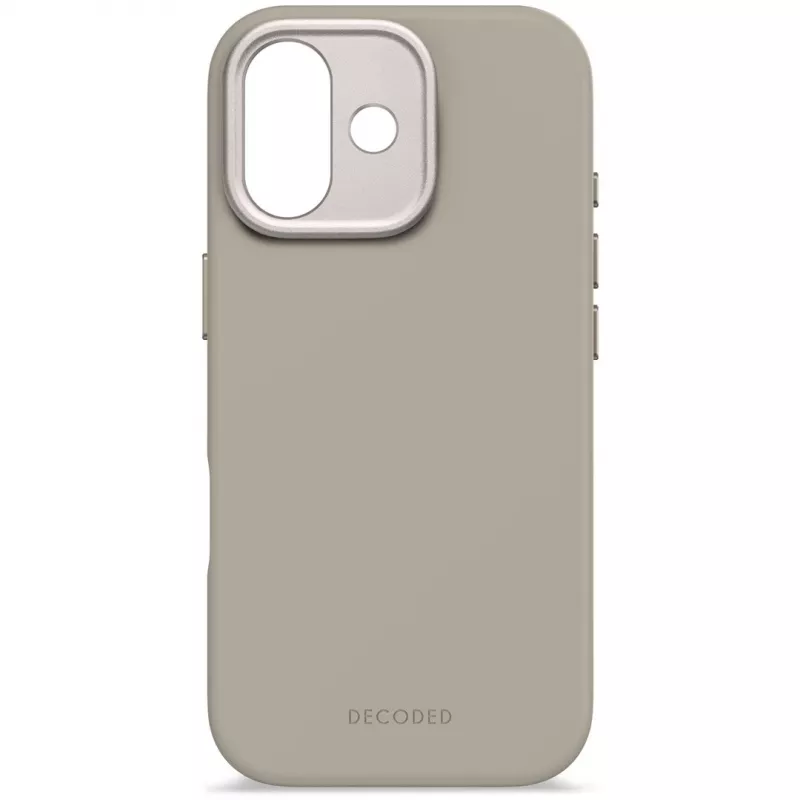 Decoded AntiMicrobial silikoninen takakansi iPhone 17:lle MagSafe-yhteensopiva Soft Taupe