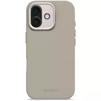 Decoded AntiMicrobial silikoninen takakansi iPhone 17:lle MagSafe-yhteensopiva Soft Taupe