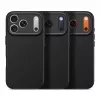 Decoded AntiMicrobial silikoninen takakansi iPhone 17 Pro -puhelimeen MagSafe-yhteensopiva (Phantom Black)