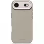 Decoded AntiMicrobial silikoninen takakansi iPhone 17 Airille MagSafe-yhteensopiva (Soft Taupe)