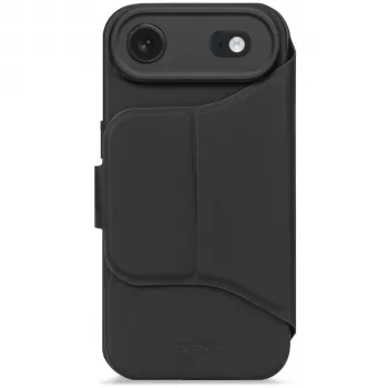 Decoded silikoninen irrotettava lompakko iPhone 17 Air -puhelimeen Phantom Black