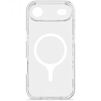 Decoded DropTec läpinäkyvä takakansi iPhone 17 Airille, kirkas kiiltävä, hybridi TPU & PC, 3 m putoamissuojaus, MagSafe-yhteensopiva