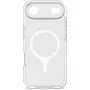 Decoded DropTec läpinäkyvä takakansi iPhone 17 Airille, valkoinen kehys