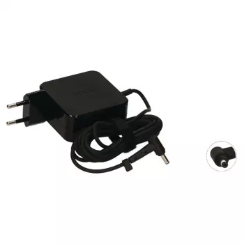 ASUS 45W AC-sovitin 19V 2.37A musta kannettavaan (kiinteä EU-pistoke)
