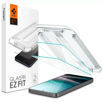 Spigen Glas.tR EZ Fit 2 kpl karkaistu lasinen näytönsuoja Samsung Galaxy A36 5G -puhelimelle, kirkas