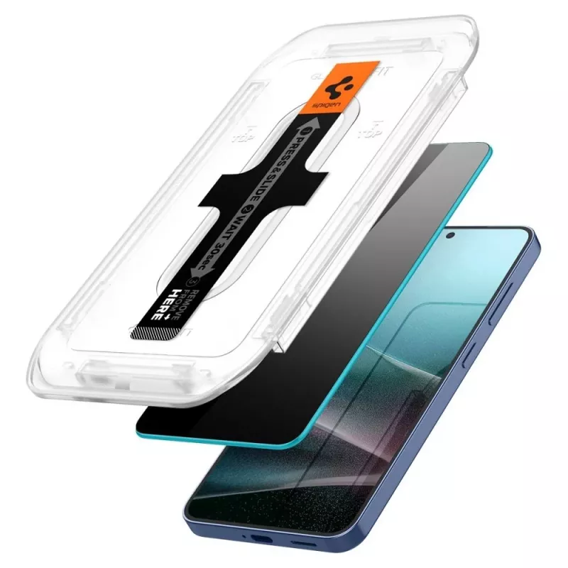 Spigen Glas.TR EZFIT HD Privacy yksityisyyslasi Samsung Galaxy S24+ -puhelimelle, 2 kpl