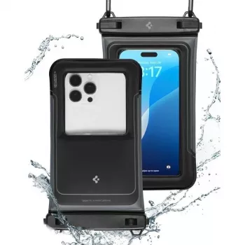 SPIGEN A611P yleinen vesitiivis kelluva kotelo 2 kpl:n pakkaus mattamusta