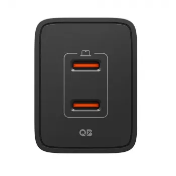 SPIGEN ESSENTIAL EE472EU 2-porttinen verkkolaturi 47W musta