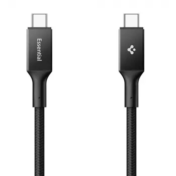 Spigen EB10010CC Essential USB-C - USB-C kaapeli 100W 1m musta