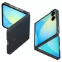 Spigen AirSkin Aramid -suojakuori Samsung Galaxy Z Flip 7 -puhelimelle, musta