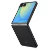Spigen AirSkin Aramid -suojakuori Samsung Galaxy Z Flip 7 -puhelimelle, musta