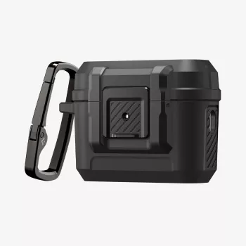 Spigen Lock Fit Apple AirPods Pro 3 matta musta