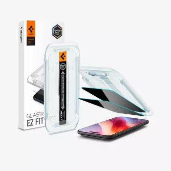 Spigen Glas.tR EZ Fit AC tietosuoja näytönsuoja iPhone Air (2 kpl:n pakkaus)