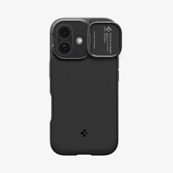 SPIGEN Optik Armor Mag MagSafe iPhone 17 -kotelo musta