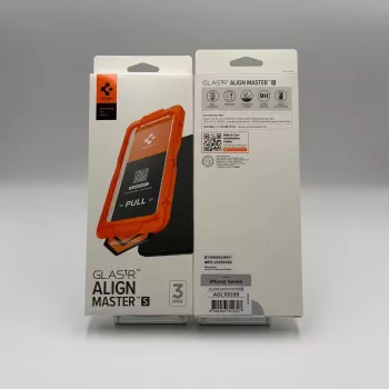 Spigen ALM GLAS.TR SLIM karkaistu lasi -näytönsuoja Apple iPhone 17 Pro Max (3 kpl:n pakkaus, kirkas)