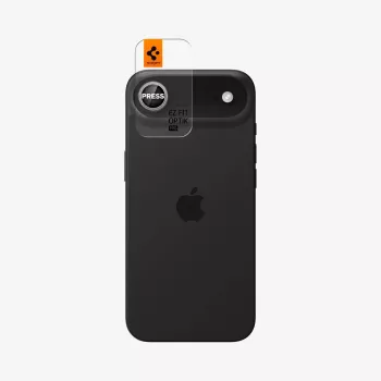 Spigen Optik Pro Glas.tR EZ Fit -kameransuoja 2 kpl:n pakkaus iPhone Air, hopea, AGL10132